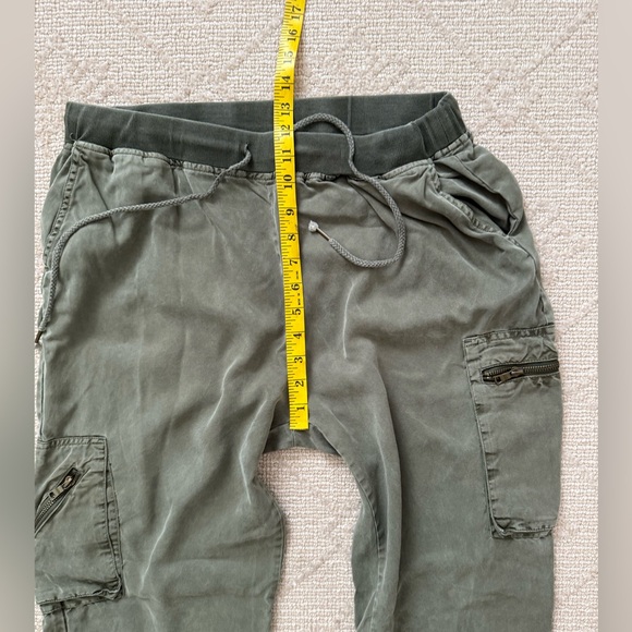 YOUNG, FABULOUS & BROKE Olive Green Cargo Jogger Pants - Picture 6 of 14